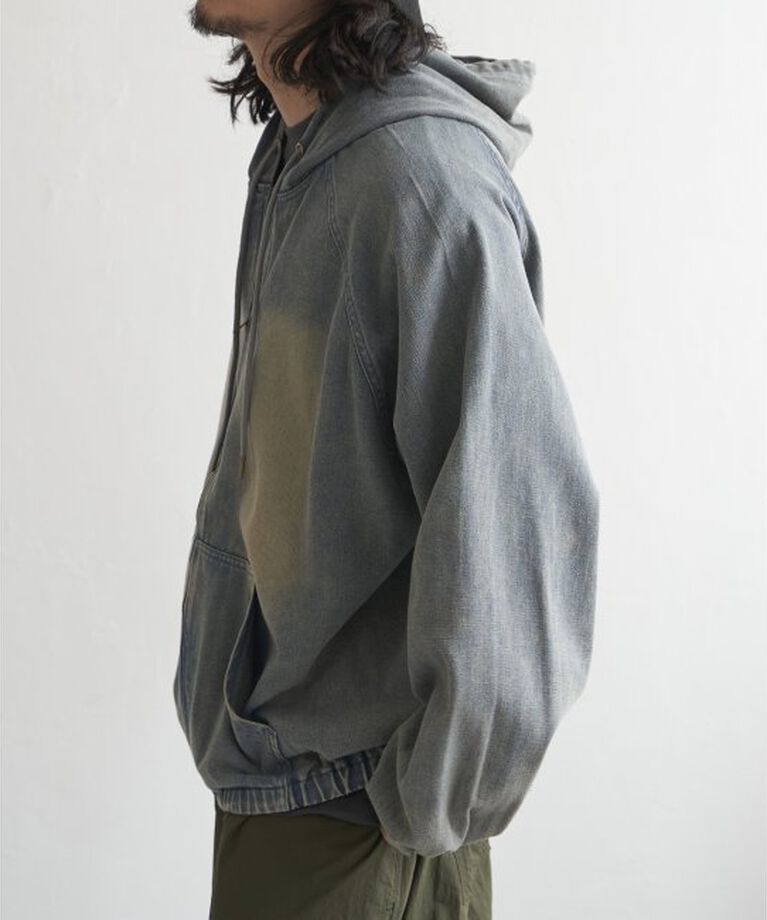 VENCE share style「デニムジップパーカー」|ブルゾン・スタジャン|