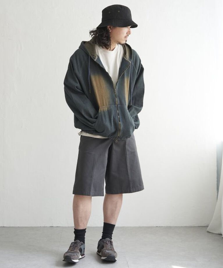 VENCE share style「デニムジップパーカー」|ブルゾン・スタジャン|