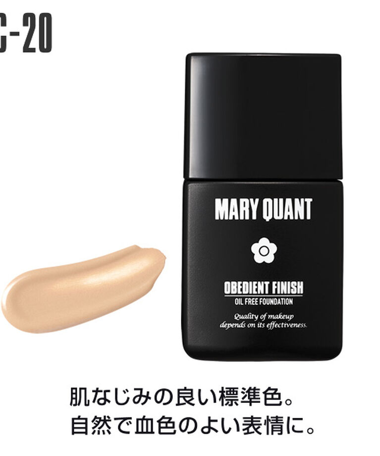 MARY QUANT「オビーディエント フィニッシュ＜リキッドファンデーション＞SPF33　PA++++」|ファンデーション|OC-20