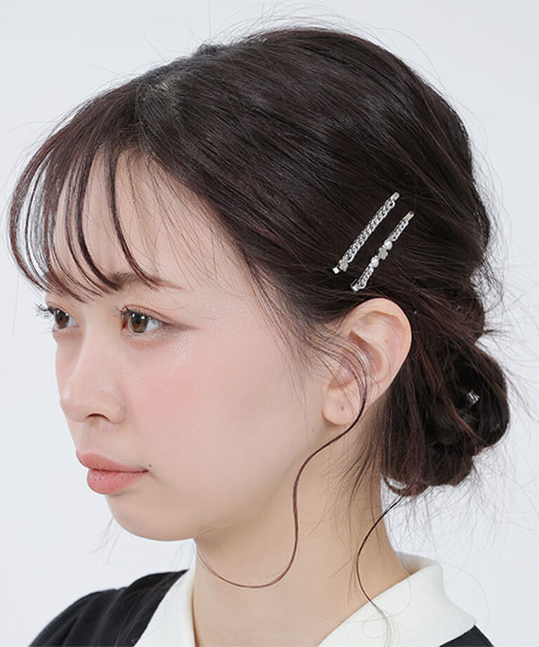 MARY QUANT「メタルチェーン ヘアピンセット」|ヘアゴム・シュシュ|