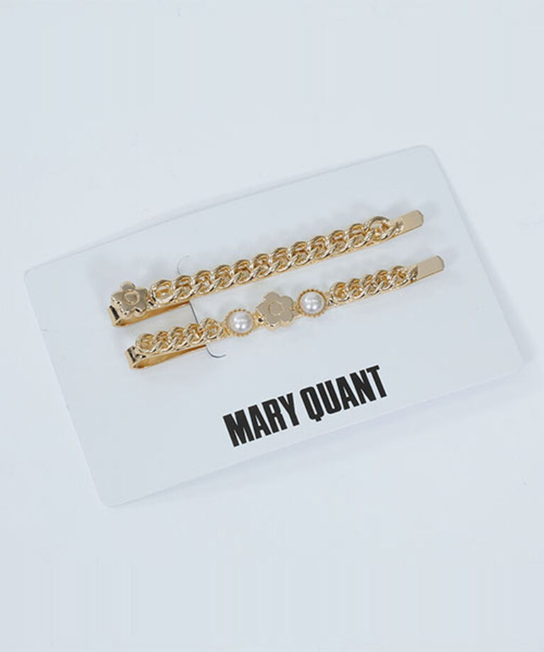 MARY QUANT「メタルチェーン ヘアピンセット」|ヘアゴム・シュシュ|