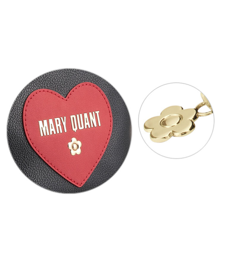 MARY QUANT「ロゴインザハート 舟型ポーチミニ」|ポーチ|