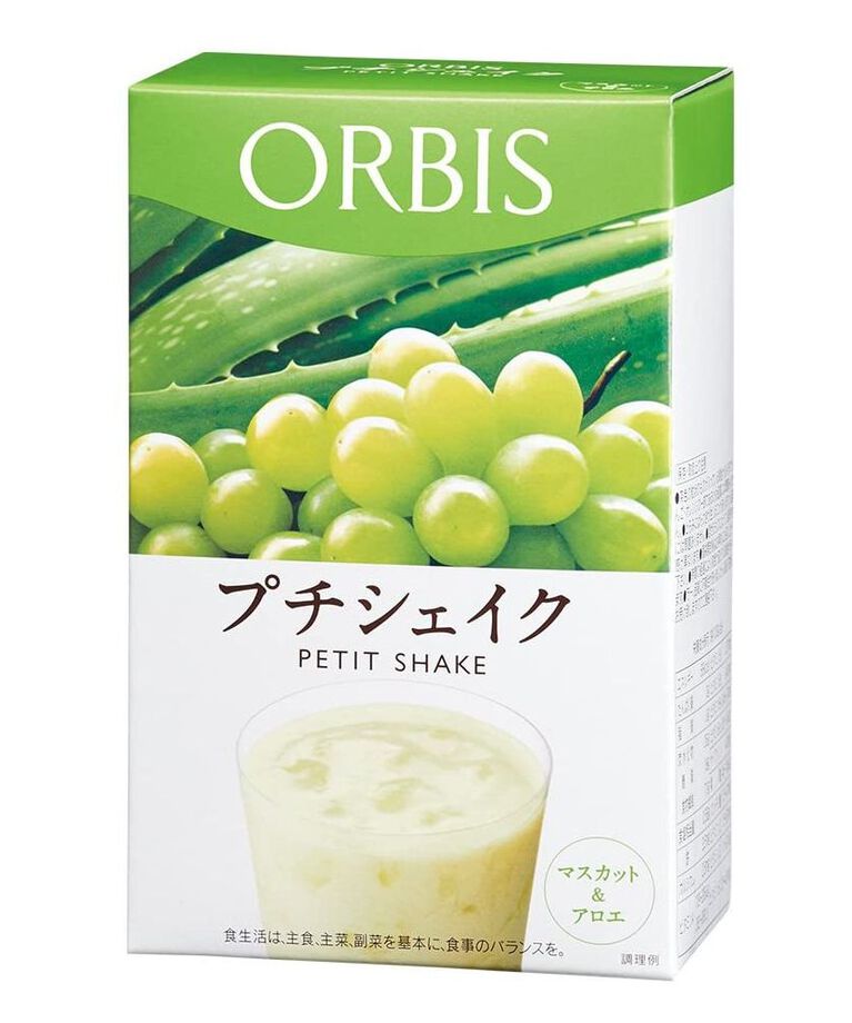 ORBIS「プチシェイク 100g×7食分」|健康・美容食品 ※軽減税率対象|マスカット&アロエ