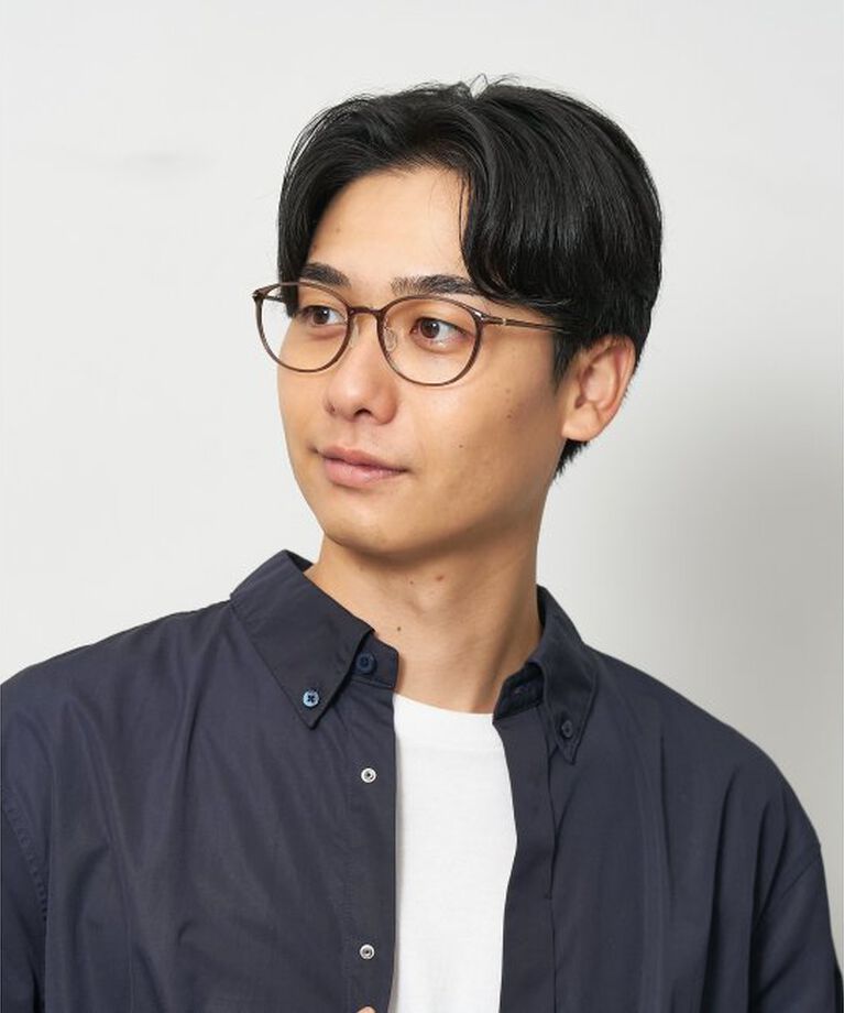  「ボストン型 メガネ 軽量 大人可愛い おうちメガネ 伊達メガネ レンズ交換券付」|メガネ|