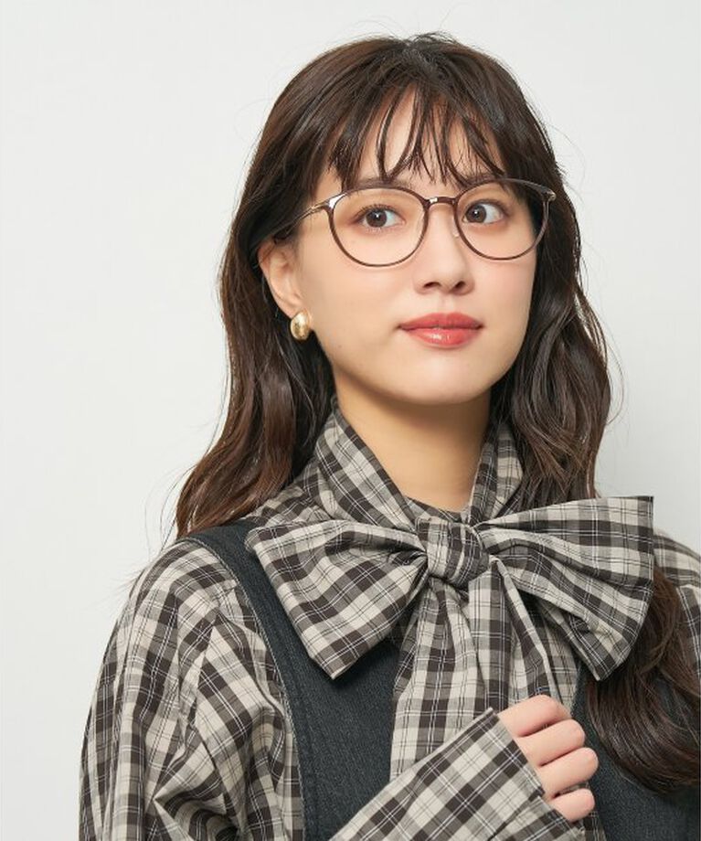  「ボストン型 メガネ 軽量 大人可愛い おうちメガネ 伊達メガネ レンズ交換券付」|メガネ|