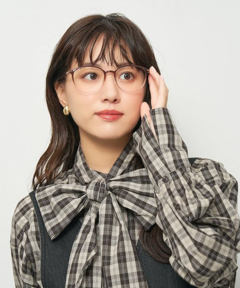  「ボストン型 メガネ 軽量 大人可愛い おうちメガネ 伊達メガネ レンズ交換券付」|メガネ|
