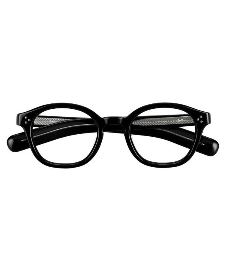  「ウェリントン型 メガネ｜太縁フレーム｜Zoff｜FASHION レンズ交換券付」|メガネ|ブラック