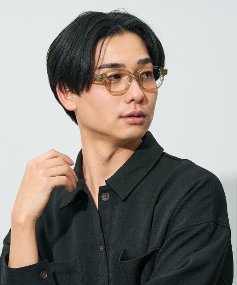  「ウエリントン型メガネ｜読書 レディース 女性用 大人可愛い 大理石｜Zoff｜CHIC レンズ交換券付」|メガネ|