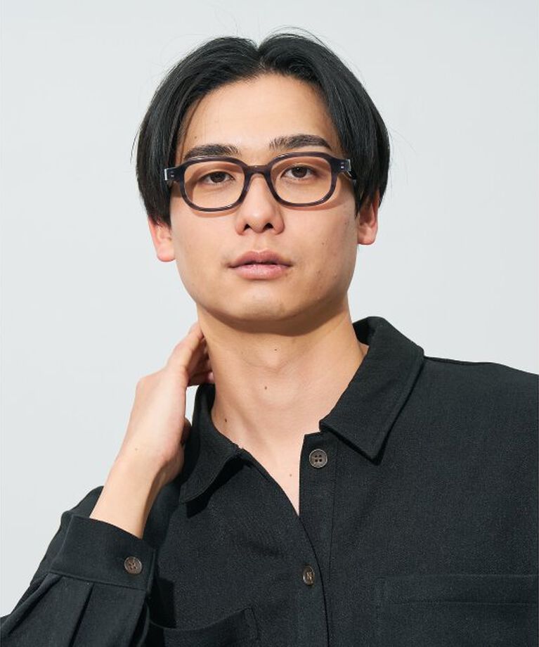  「ウエリントン型メガネ｜読書 レディース 女性用 大人可愛い 大理石｜Zoff｜CHIC レンズ交換券付」|メガネ|グレー