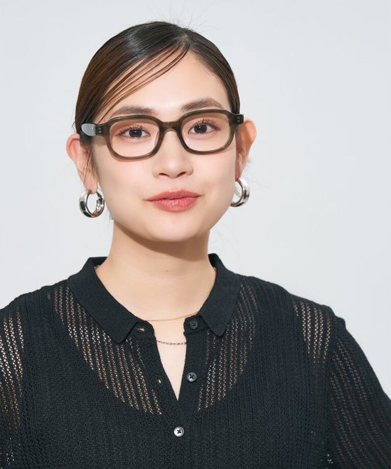  「ウエリントン型メガネ｜読書 レディース 女性用 大人可愛い 大理石｜Zoff｜CHIC レンズ交換券付」|メガネ|