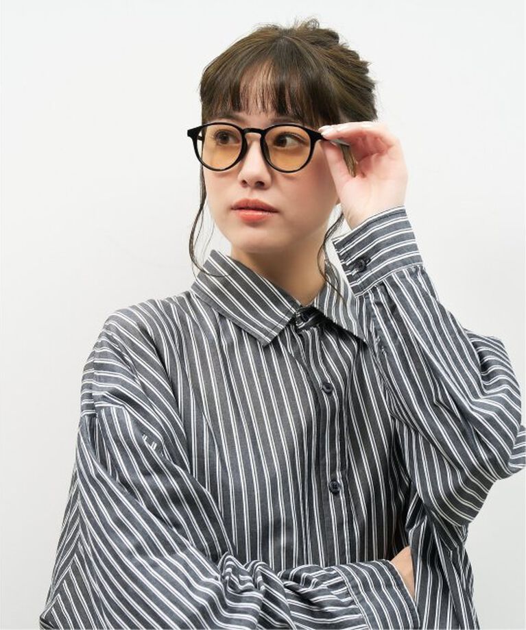  「【WEB限定】ボストン型 サングラス | カラーレンズ 軽量 トレンド 紫外線対策 UVカット ユニセックス」|サングラス|