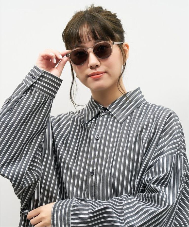  「【WEB限定】ボストン型 サングラス | カラーレンズ 軽量 トレンド 紫外線対策 UVカット ユニセックス」|サングラス|
