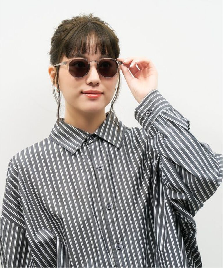  「【WEB限定】ボストン型 サングラス | カラーレンズ 軽量 トレンド 紫外線対策 UVカット ユニセックス」|サングラス|