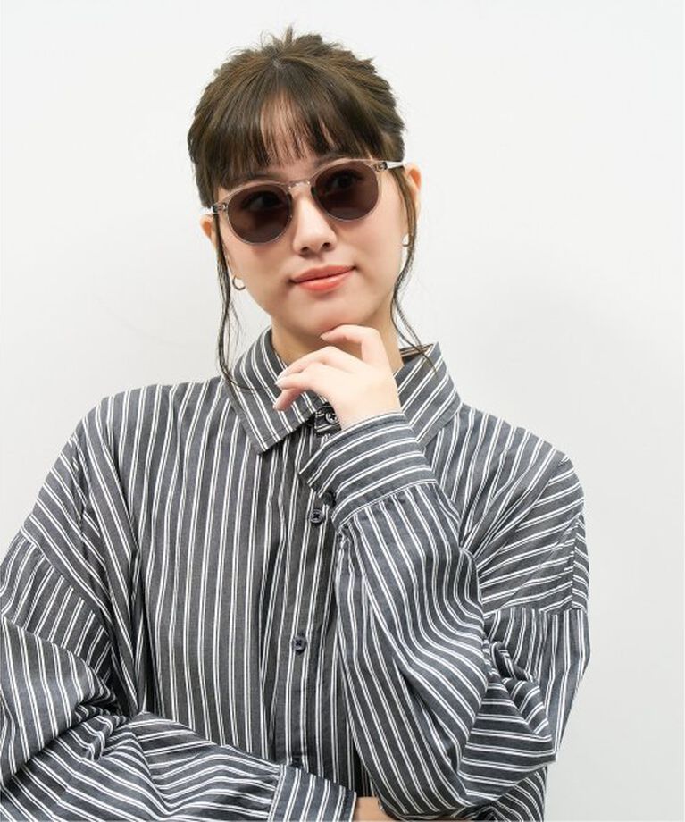  「【WEB限定】ボストン型 サングラス | カラーレンズ 軽量 トレンド 紫外線対策 UVカット ユニセックス」|サングラス|