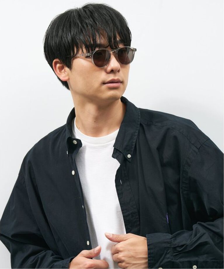  「【WEB限定】ボストン型 サングラス | カラーレンズ 軽量 トレンド 紫外線対策 UVカット ユニセックス」|サングラス|