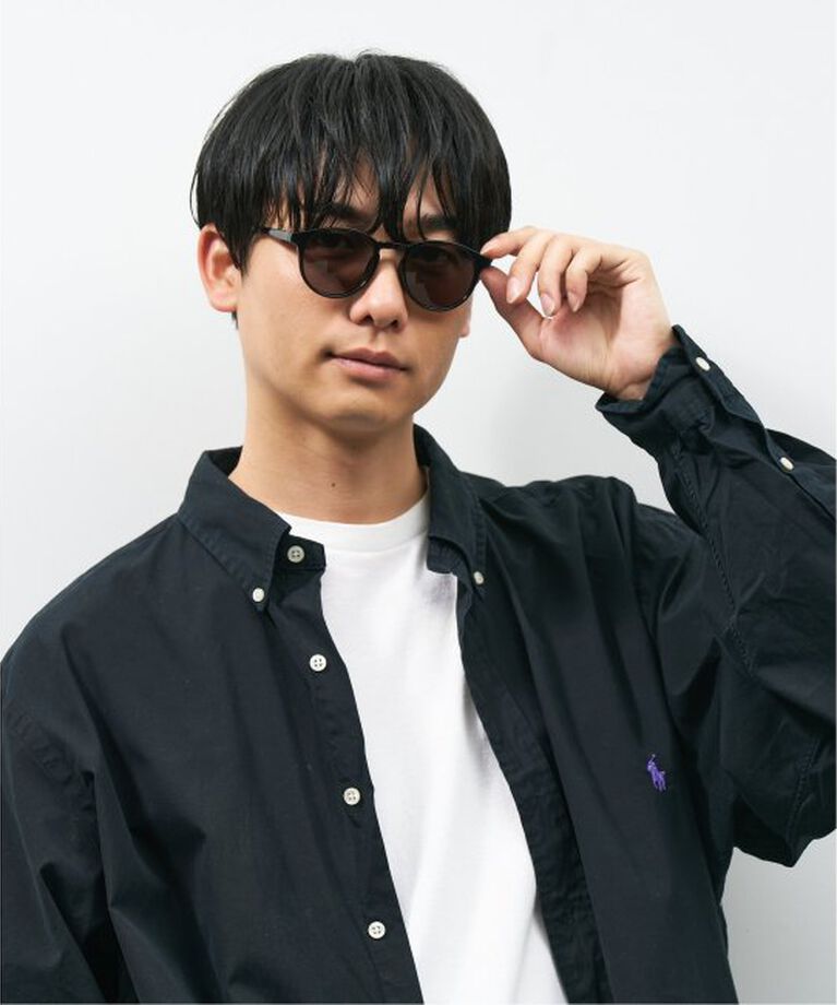  「【WEB限定】ボストン型 サングラス | カラーレンズ 軽量 トレンド 紫外線対策 UVカット ユニセックス」|サングラス|