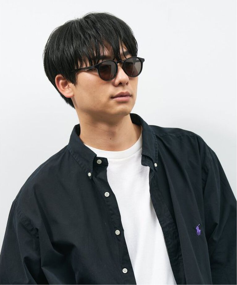  「【WEB限定】ボストン型 サングラス | カラーレンズ 軽量 トレンド 紫外線対策 UVカット ユニセックス」|サングラス|