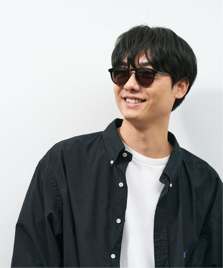  「【WEB限定】ボストン型 サングラス | カラーレンズ 軽量 トレンド 紫外線対策 UVカット ユニセックス」|サングラス|
