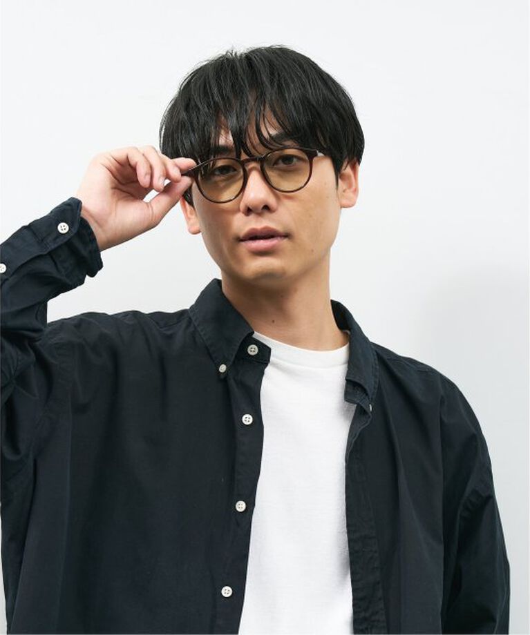 「【WEB限定】ボストン型 サングラス | カラーレンズ 軽量 トレンド 紫外線対策 UVカット ユニセックス」|サングラス|薄ブラウン1