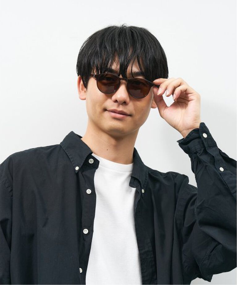  「【WEB限定】ボストン型 サングラス | カラーレンズ 軽量 トレンド 紫外線対策 UVカット ユニセックス」|サングラス|