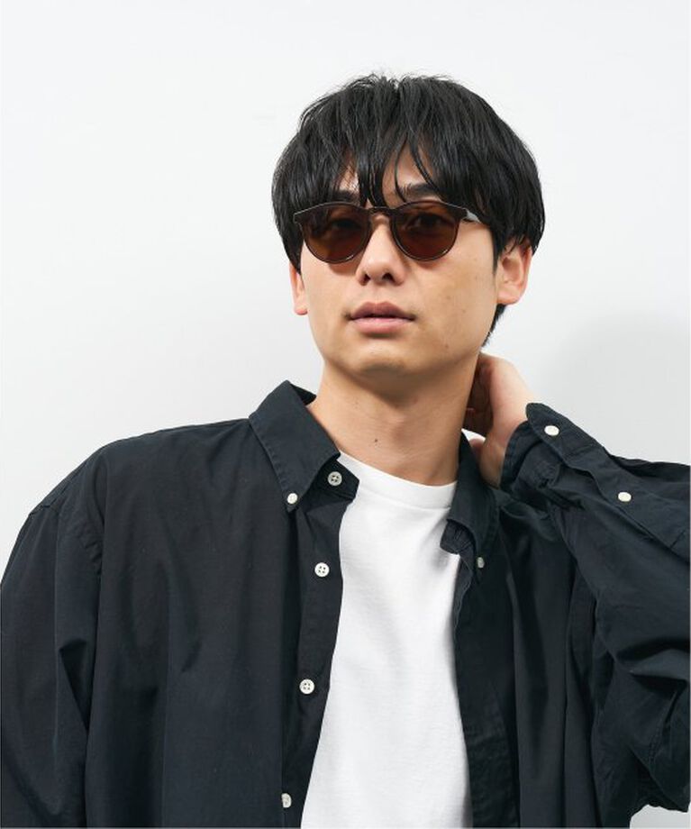  「【WEB限定】ボストン型 サングラス | カラーレンズ 軽量 トレンド 紫外線対策 UVカット ユニセックス」|サングラス|
