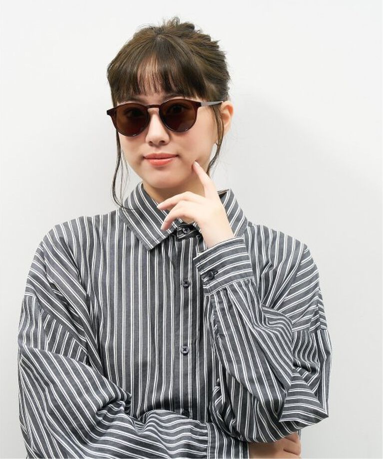  「【WEB限定】ボストン型 サングラス | カラーレンズ 軽量 トレンド 紫外線対策 UVカット ユニセックス」|サングラス|