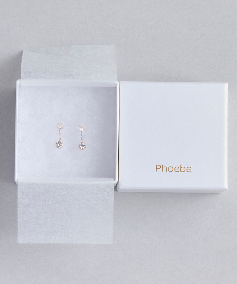 Phoebe「【K10】ローズバットピアス／BOXつき」|ピアス|