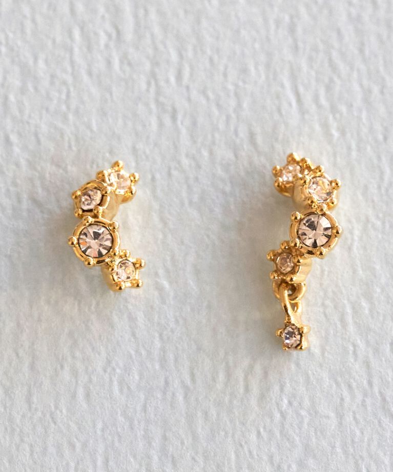 Phoebe「【金属アレルギー対応】ミーティアビジュースタッドピアス」|ピアス|