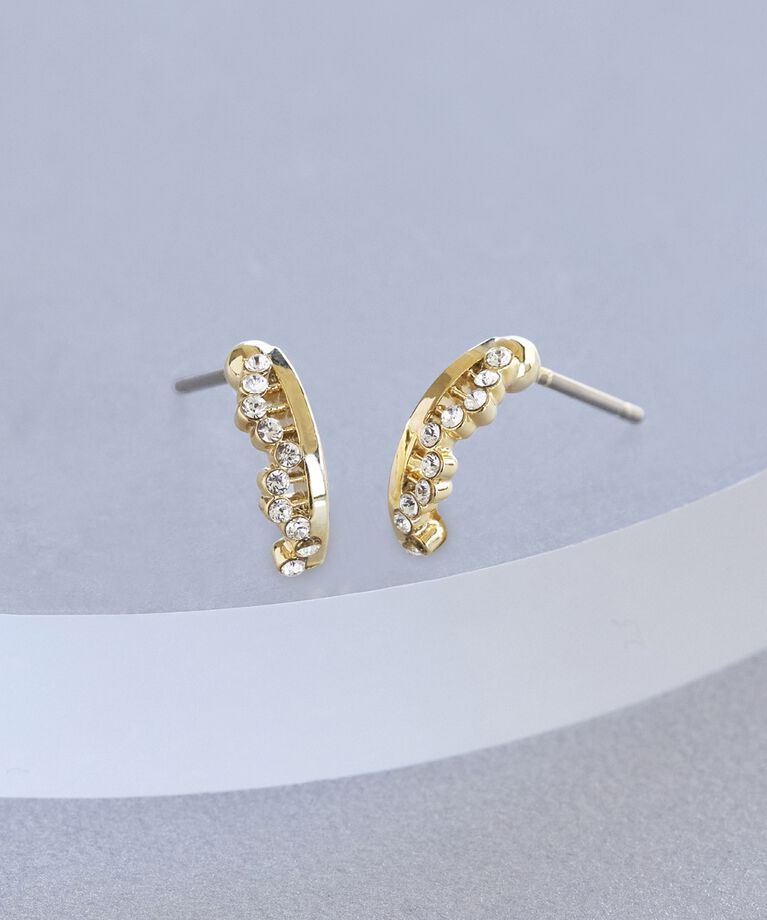 Phoebe「【金属アレルギー対応】ミルキーウェイピアス ゴールド」|ピアス|