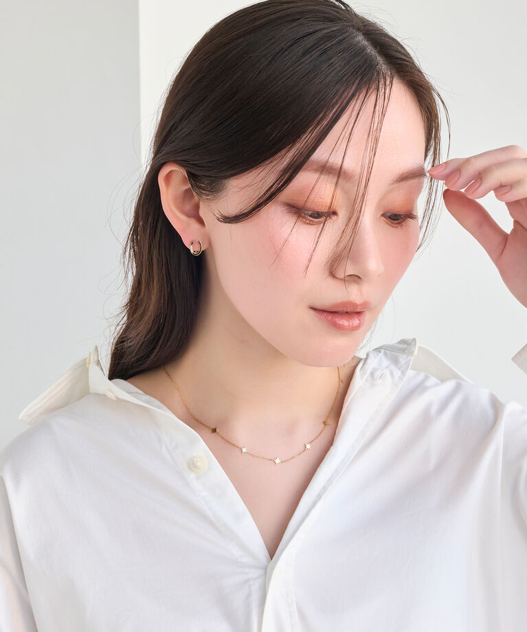 Phoebe「【痛くないシリーズ】ハンサムホースシューライトフィットイヤリング」|イヤリング|