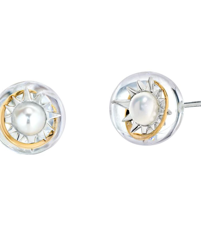 STAR JEWELRY「CLEAR CELESTIAL」|ピアス|シルバー/ゴールド