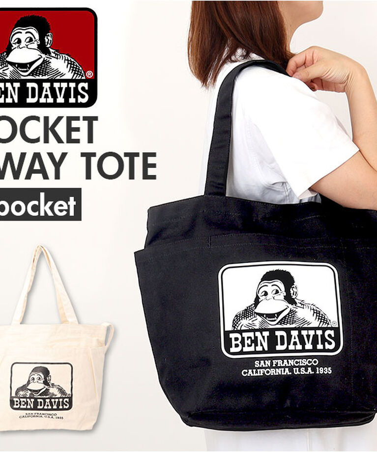 BACKYARD FAMILY「ベンデイビス BEN DAVIS トートバッグ BDW-8387 通販 ショルダーバッグ」|トートバッグ|