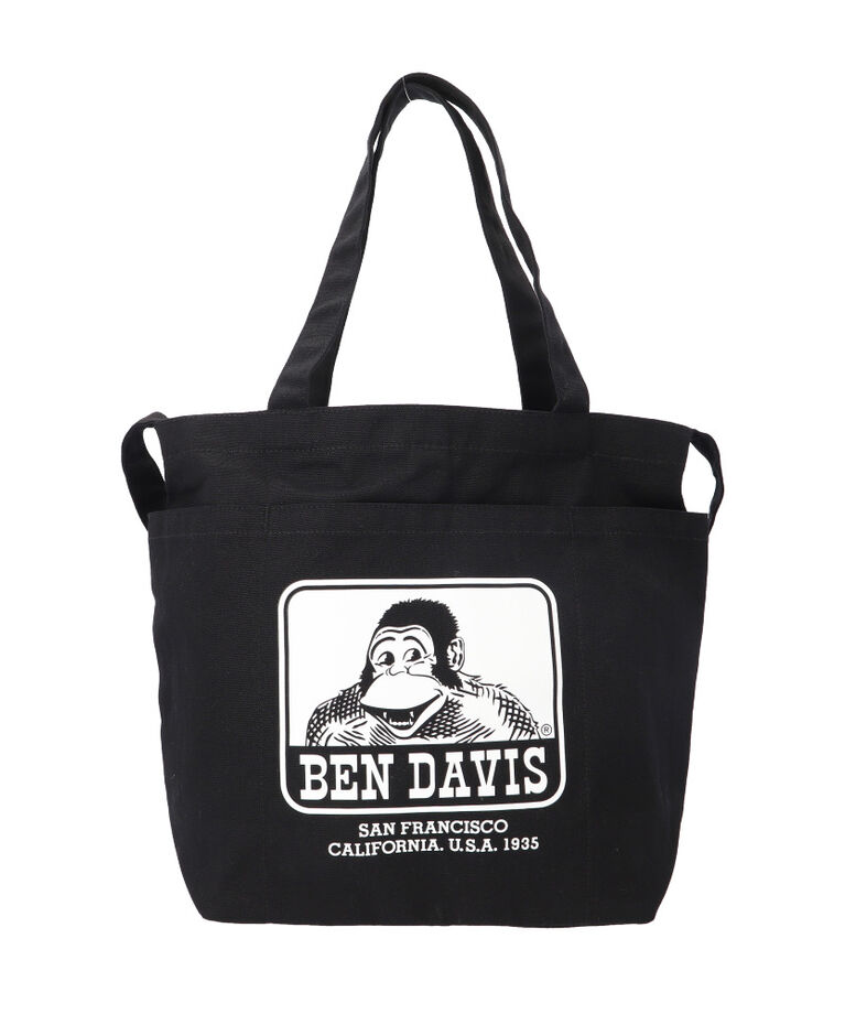 BACKYARD FAMILY「ベンデイビス BEN DAVIS トートバッグ BDW-8387 通販 ショルダーバッグ」|トートバッグ|ブラック1
