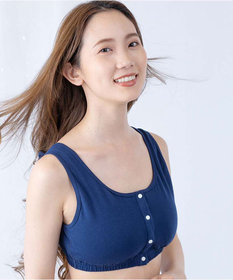 BACKYARD FAMILY「前あきブラ 前あきブラジャー ノンワイヤーブラ 通販 ナイトブラ 授乳ブラ 前あき ストレッチ」|その他|