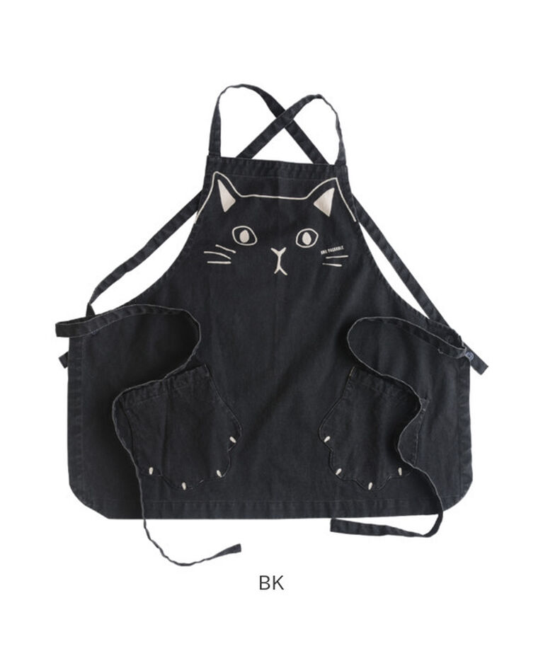 AND PACKABLE「AND PACKABLE アンドパッカブル エプロン 猫 通販 前掛 前掛け ワークエプロン」|その他|