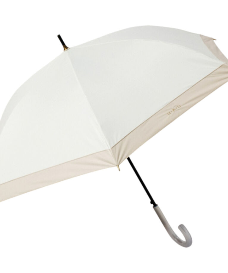 BACKYARD FAMILY「晴雨兼用傘 長傘 レディース 55cm 通販 雨傘 日傘 晴雨兼用 スリム 傘 55センチ かさ」|傘|ホワイト1