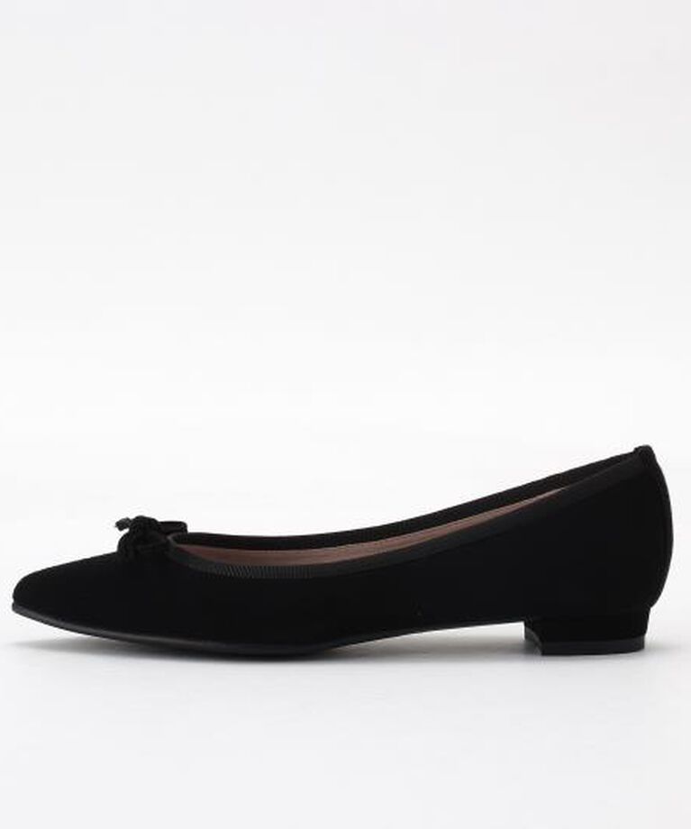 銀座かねまつ「LSDW2158SUEBLK 【本革】【防水】アクアベルポインテッドバレエパンプス【人気】」|パンプス|