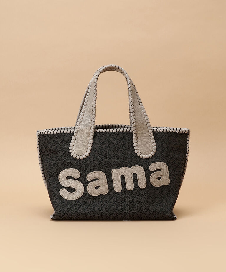 Samantha Thavasa「ST Jacquard サマタバトートバッグ」|トートバッグ|ブラック