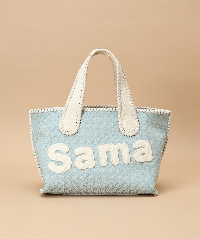 Samantha Thavasa「ST Jacquard サマタバトートバッグ」|トートバッグ|ライトブルー