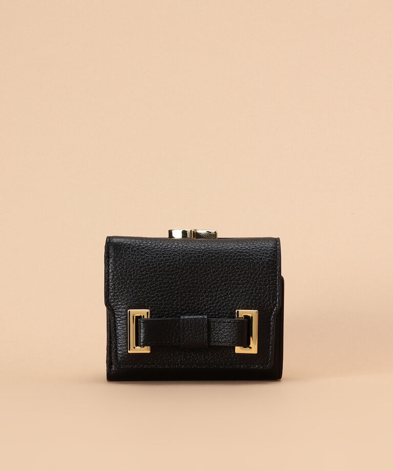 Samantha Thavasa「エムシュシュⅡ 口金折財布」|財布|ブラック