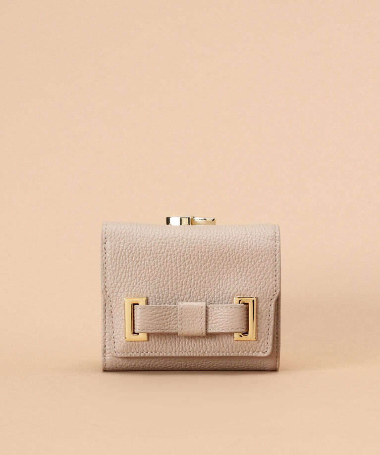 Samantha Thavasa「エムシュシュⅡ 口金折財布」|財布|グレージュ