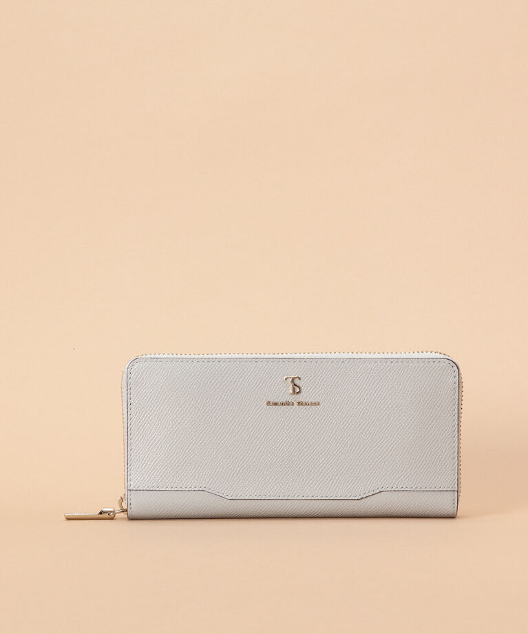 Samantha Thavasa「シンプルラメ 長財布」|財布|グレー