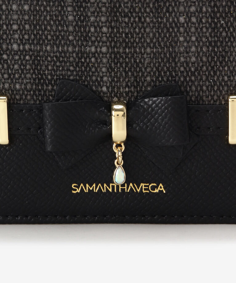 Samantha Vega「マテリアルアクセントリボンパスケース」|定期入れ|