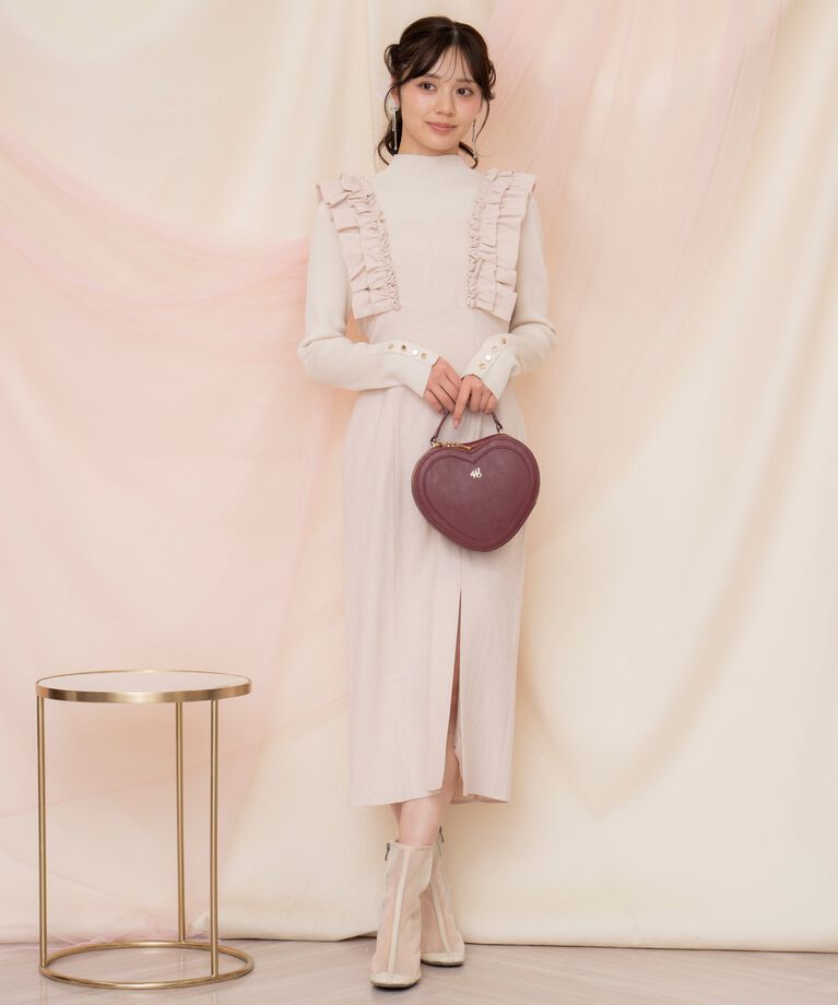 WILLSELECTION「フリルショルダースリットワンピース」|ワンピース|