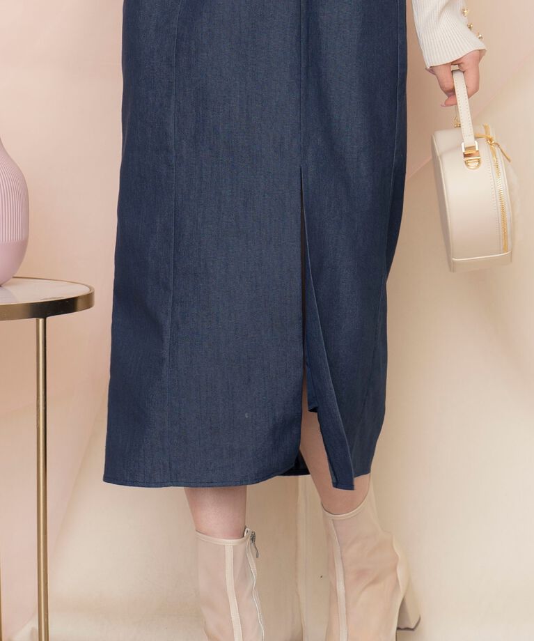 WILLSELECTION「フリルショルダースリットワンピース」|ワンピース|