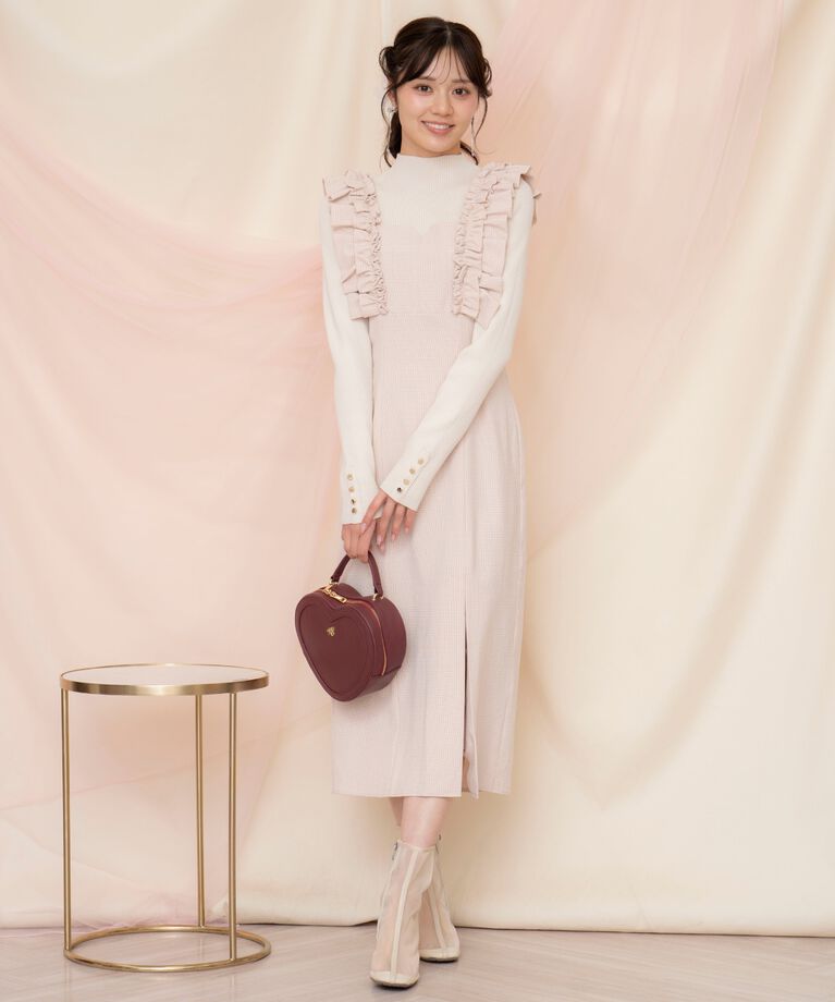WILLSELECTION「フリルショルダースリットワンピース」|ワンピース|