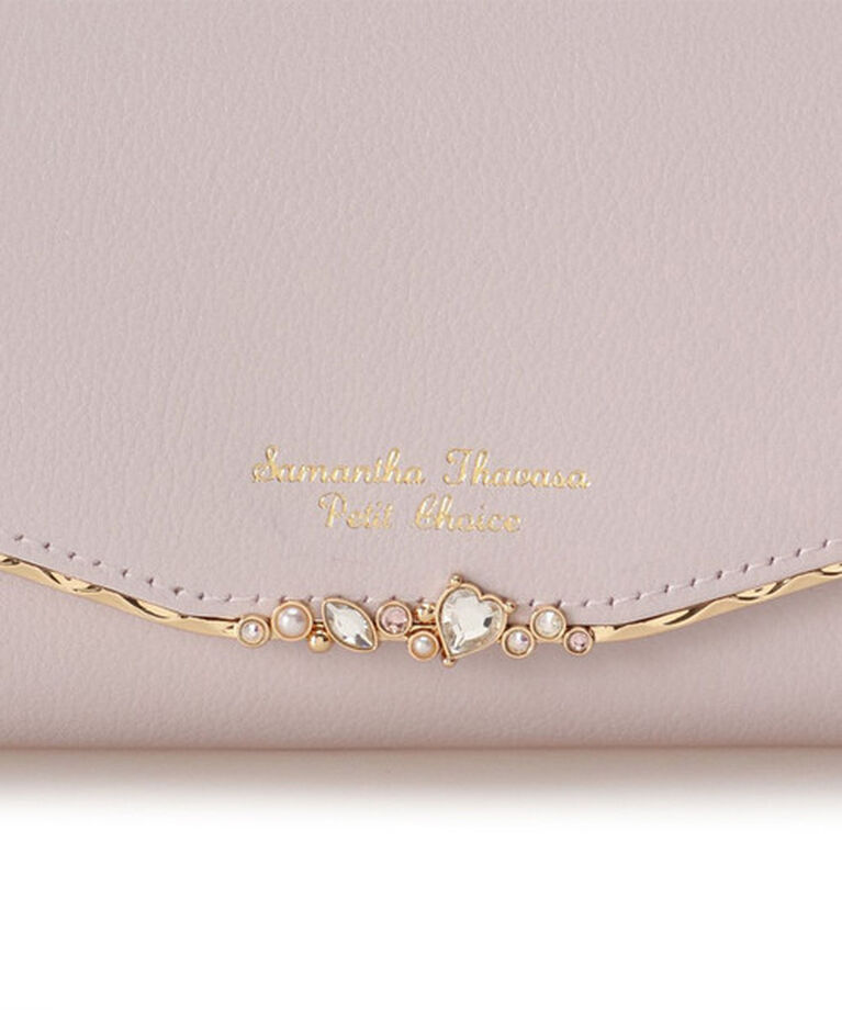 Samantha Thavasa Petit Choice「ハートジュエルバー　長財布」|財布|