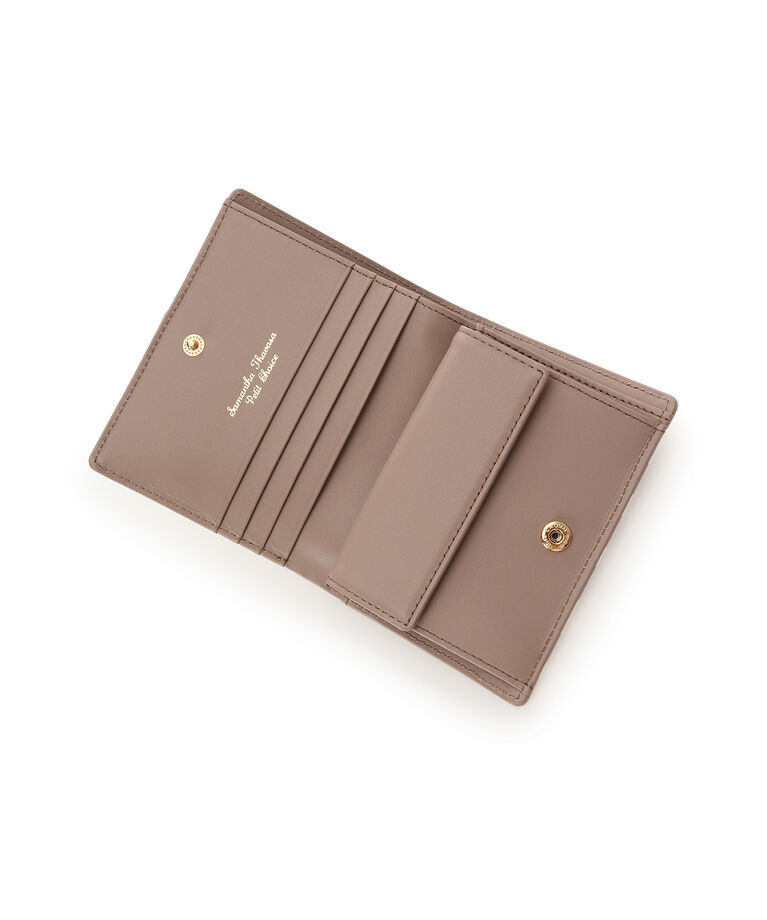 Samantha Thavasa Petit Choice「ストライプフロントベルト 二つ折り財布」|財布|