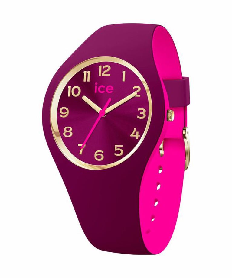 ICE-WATCH「〈ICE-WATCH(ｱｲｽｳｫｯﾁ)〉 duo chic ﾊﾞｰｶﾞﾝﾃﾞｨ ﾋﾟﾝｸ」|腕時計|PINK