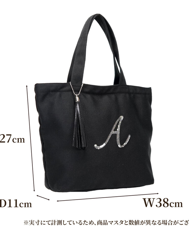 Jewelna Rose「Jewelna Rose  イニシャルトート A4サイズ 11939」|トートバッグ|